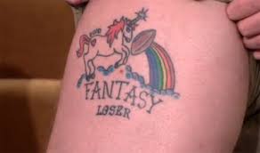 Fantasy League tatoutage perdant pari